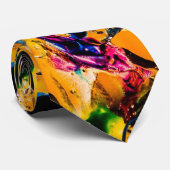 Splash of Color Men's Tie Stropdas (Opgerold)