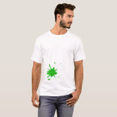 Splash of Green St Patrick's Mannen T-Shirt (Voorkant volledig)