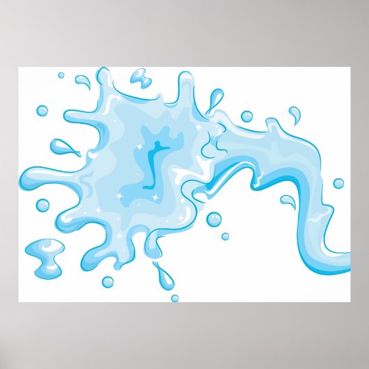 Splash Of Water Poster (Voorkant)