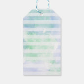 Splash onder het Zee verjaardagsgunst Cadeaulabel (Achterkant)