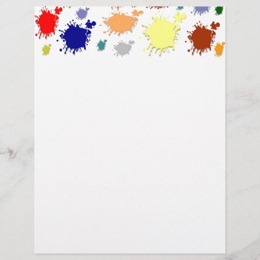 Splash Paint Flyer (Voorkant)