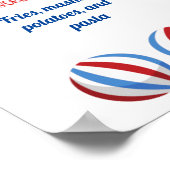 Splash Pool Party 1st Birthday Milestone Poster (Hoek)