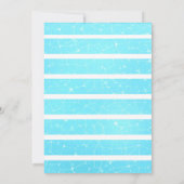 Splash Pool Party Verjaardag Uitnodiging - Meisje (Achterkant)