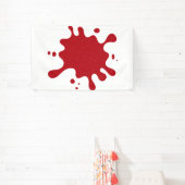Splash rouge tomate personnalisable sur bannière b (Insitu)