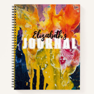 SPLASH VAN COLORFUL PAINT, PERSOONLIJK JOURNAL NOTITIEBOEK