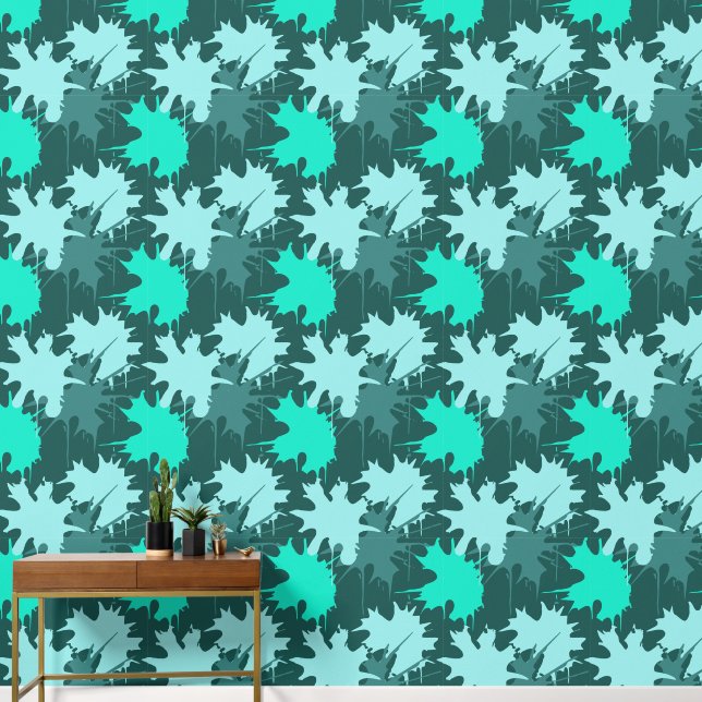 Splash van kleuren behang (Hal)