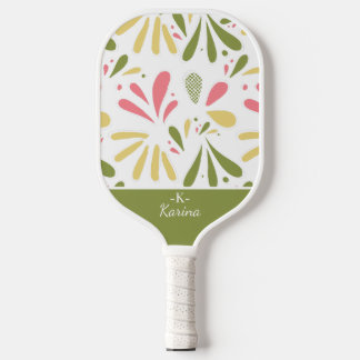 Splash van levendige kleuren pickleball paddle