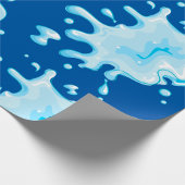Splash van waterdamppapier cadeaupapier