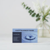 Splash-Visitekaartje Visitekaartje (Staand voorkant)