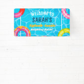 Splash Zwembad Party Zomer Zwemwater Verjaardag Spandoek (Insitu)