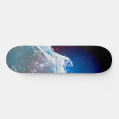 Splashash Wave Dark Blue Deep Red Skateboard (Horz)