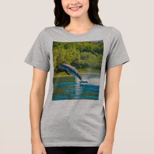 Splasherige uitvoerder Tri-Blend shirt