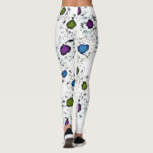 Splashes van Kleur Leggings (Achterkant)