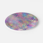 Splashes van Kleur Papieren Bordje (Gekanteld)