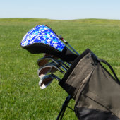 Splashes van Paint Blue Golfheadcover (Insitu)