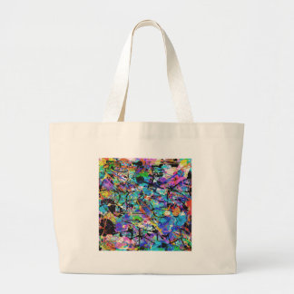 Splashes van Verf Grote Tote Bag