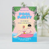 Splashin' Fun Pool Party Kaart (Staand voorkant)