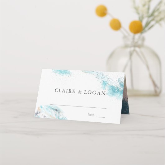 Splashing Blue Waves Coastal Wedding (Voorkant)