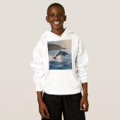 Splashing Leaping Dolphin: A Dance of Joy in Ocean (Devant entier)