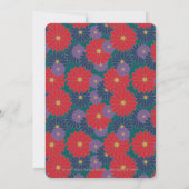 Splashy Fall Floral Party Invitation (Dos)