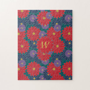 Splashy Fall Floral Puzzle