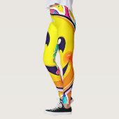 Splashy Happy Emoji Fun Leggings (Links)