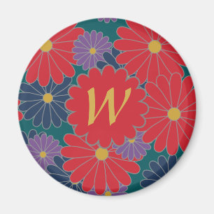 Splashy Herfst bloemmagneet Magneet