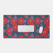 Splashy Herfst Floral Bureaumat (Keyboard & Muis)