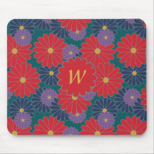 Splashy Herfst Floral Mousepad Muismat