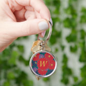 Splashy Herfst Floral Sleutelhanger (Hand)
