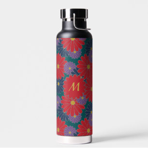 Splashy Herfst Floral Waterfles
