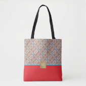 Splashy Red Paint Monogramed Draagtas (Voorkant)