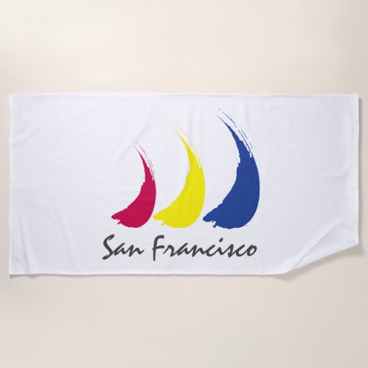 Splashy Sails_Paint-The-Wind_San Francisco Strandlaken (Voorkant)