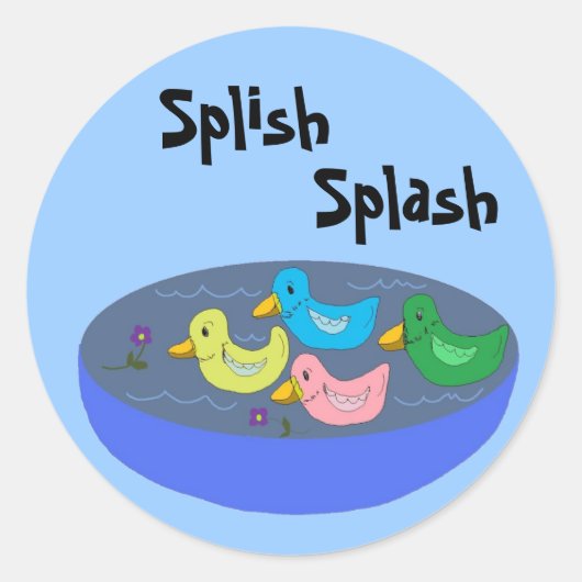Splasj Spat - stickers (Voorkant)