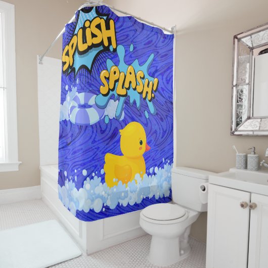 Splasj Splash Douchegordijn (In situ)