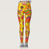 Splat, Bang, Pow Leggings (Voorkant)