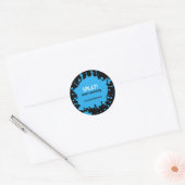 Splat! Blauwe Sticker (Envelop)