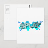 Splat Briefkaart (Voorkant / Achterkant)