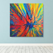 Splat Canvas Afdruk (Insitu (Houten vloer))