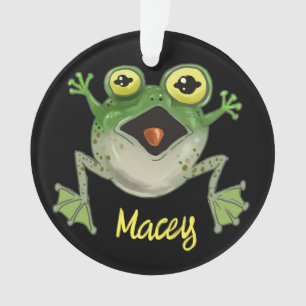 Splat! Gekke kikker Ornament