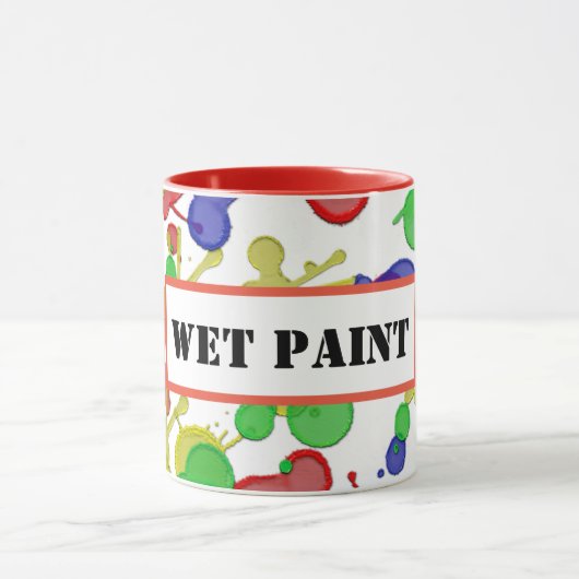 Splat! Mok van natte verf (Midden)