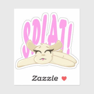 Splat Puppy Vinyl Sticker