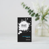 Splat. Witte Visitekaartje (Staand voorkant)