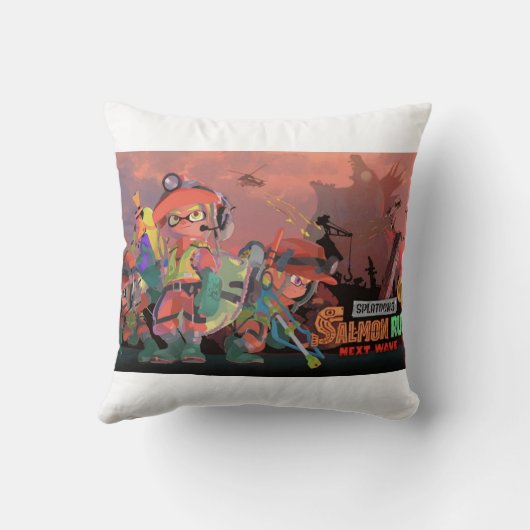 splatoon 3 coussin de course saumon (Verso)