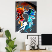 Splatoon Battle Poster (Thuiskantoor)