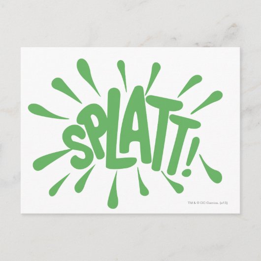 SPLATT! BRIEFKAART (Voorkant)