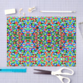 Splatter art Bright Abstract patroonpapier Tissuepapier (Craft)