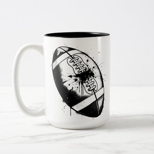 Splatter Ball Tweekleurige Koffiemok (Links)