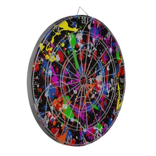Splatter Dartbord (Voorkant Links)
