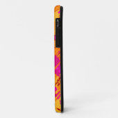 Splatter Design - oranje roze Case-Mate iPhone Case (Achterkant/links)